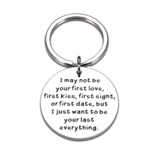 Load image into Gallery viewer, Anniversary Keychain Gifts for Husband Boyfriend Him Birthday Wedding Valentine's Day Gifts for Groom Fiance Men Romantic Gifts for Him Her Girlfriend Wife Christmas Engagement Couples Present