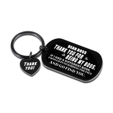 Load image into Gallery viewer, Funny Boss Keychain Gifts for Men Women Leaders Supervisor Mentor Manager Director Christmas Birthday Boss Day Anniversary Holiday Leaving Retirement Gifts Office Gifts for Coworkers Him Her