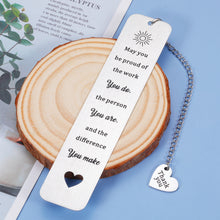 Load image into Gallery viewer, Inspirational Christian Gifts for Women Bible Verse with Chain Bookmark for Girls Daughter Book Lovers Birthday Christmas Stocking Stuffer for Female Friend Sister Baptism Religious Church Bulk Gifts