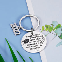 Load image into Gallery viewer, Inspirational Keychain Back to School Gift for Son Daughter from Mom Dad Graduation Gift for Him Her Class of 2022 Gifts for Senior High School College Medical Student Grad Gift for Boy Girl Women Men