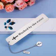 Load image into Gallery viewer, Baptism Gifts for Girl Boys Bookmark Gift for First Communion Christening Gifts for Goddaughter Godson Godchild Baby Girl Adult Baptism Gifts for Women Men Friends Catholic Gifts Religious Bookmarks