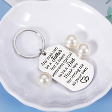 Load image into Gallery viewer, Gifts for Stepdad from Daughter Son Stepfathers Bonus Dad Keychain Gifts for Christmas Father's Day from Step Son Step Daughter Kids Birthday Wedding Present for Best Step Dad Father in Law