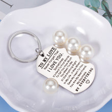 Load image into Gallery viewer, Keychain Gifts for Girlfriend Boyfriend for Her Him Cute Anniversay Gifts for Husband from Wife Christams Birthday Valentines Day Keychain for Women Men Best Friend I Love You Wedding