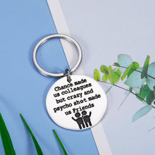 Load image into Gallery viewer, Coworker Leaving Gifts for Women Men Funny Goodbye Keychain for Colleague Workmate Retirement Farewell Going Away Present Employee Boss Day Leaving Away Goodbye Christmas Gifts for Him Her