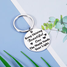 Load image into Gallery viewer, Inspirational Friendship Keychain Gifts for Women Friends Teen Girls Birthday Spiritual Gifts for Daughter Sister Coworker Encouragement Get Well Soon Cancer Graduation Christmas Gifts for Women Her