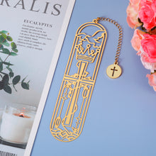 Load image into Gallery viewer, Bookmark Christian Gifts for Women Men Religious Bible Metal Bookmarks for Kids Book Lovers Christmas Birthday Gifts for Her Him Female Male Friends Church Supplies Stocking Stuffers Bookmarker