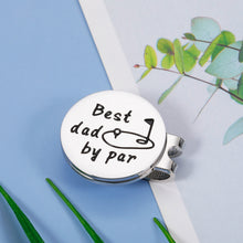 Load image into Gallery viewer, Golf Ball Markers Fathers Day Dad Gifts from Daughter Father Gifts Golf Ball Markers with Hat Clips Value Sets for Men Women Golfer, Removable Attaches Easily to Golf Cap Premium Gifts Silver