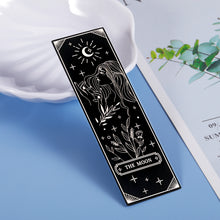 Load image into Gallery viewer, Tarot the Moon Bookmark Book Lovers Birthday Gifts for Women Men Bookmarks for Friend Bookish Female Christmas Gifts for Kids Teenage Girls Mom Daughter Her Stocking Stuffers Book Club Gift Bookmarker