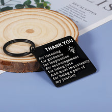 Load image into Gallery viewer, Appreciation Keychain Gifts for Boss Mentor Leader Supervisor Thank You Gift for Teacher Coach Going Away Farewell Goodbye Gifts for Coworker Christmas Birthday Retirement Gift for Mentor