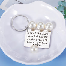 Load image into Gallery viewer, Yellowstone Keychain for Women Men Yellowstone TV Show Merchandise for Fans Lovers Best Friend BFF Gifts Funny Birthday Valentines Day Christmas Novelty Jewelry Gifts for Son Daughter Live Like John