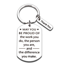 Load image into Gallery viewer, Coworker Farewell Gifts Employee Appreciation Christmas Keychain Going Away Thank You Gifts for Women Boss Colleague Friend Coach Mentor Birthday Retirement Leaving Work Office Holiday Gifts Boss Day