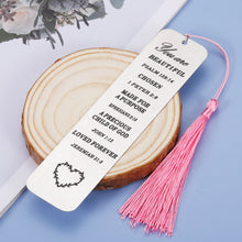 Load image into Gallery viewer, Inspirational Christian Gifts for women Bible Verse Bookmark with Tassel Book Lover Gifts for Women Birthday Christmas Bookmarks Gifts for Friends Girl Sister Female Bookworms Book Club Religious Gift