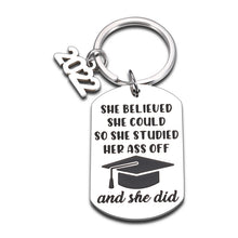 Load image into Gallery viewer, Inspirational Gifts for Women Boss Nurse Graduation Boss Day Personalized Gifts for Teen Girls Birthday Mothers Day Christmas Present She Believed She Could So She Did Congratulations Gifts to Her
