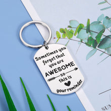Load image into Gallery viewer, Inspirational Birthday Christmas Gifts for Women Men Funny Keychain for Friend BFF Teens Student Thank You Gifts for Coworker Boss Teacher Graduation Gift for Son Daughter from Mom Dad Thanksgiving