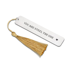 Load image into Gallery viewer, 11 Year Anniversary Bookmark Gifts for Her Him Steel Anniversary Gifts for Husband Wife Men Couple Funny 11th Anniversary Gifts from Wifey Hubby Boyfriend Girlfriend Birthday Christmas Gifts