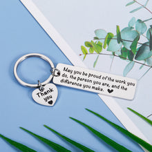 Load image into Gallery viewer, Coworker Leaving Gifts Keychain for Colleague Friends Boss Going Away Farewell Good Bye Retirement Thank You Appreciation Birthday Work Office Christmas Thanksgiving Gifts Women Men Inspirational