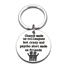 Load image into Gallery viewer, Coworker Leaving Gifts for Women Men Funny Goodbye Keychain for Colleague Workmate Retirement Farewell Going Away Present Employee Boss Day Leaving Away Goodbye Christmas Gifts for Him Her