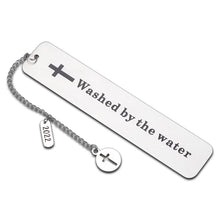 Load image into Gallery viewer, Baptism Gifts for Girl Boys Bookmark Gift for First Communion Christening Gifts for Goddaughter Godson Godchild Baby Girl Adult Baptism Gifts for Women Men Friends Catholic Gifts Religious Bookmarks
