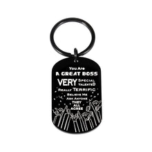 Load image into Gallery viewer, Funny Boss Gifts for Men Women Boss Day Trump Keychain Gifts for Leaders Supervisor Manager Director Men Him Boss Lady Christmas Birthday Going Away Thank You Retirement Office Gifts for Boss