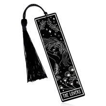 Load image into Gallery viewer, Tarot Bookmark Book Lovers Birthday Gifts for Women Men Bookmarks with Tassels for Friend Bookish Daughter Female Christmas Gifts for Kids Teenage Girls Her Stocking Stuffers Book Club Gift Bookmarker