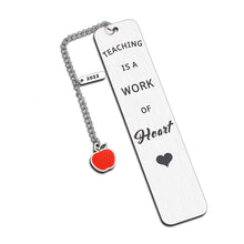 Load image into Gallery viewer, Teacher Appreciation Gifts for Women, Bookmarks for Teachers with Chain Thank You Gifts from Students Best Teacher Gifts 2022 Graduation Gifts Appreciation for Her