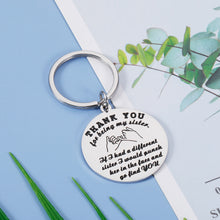 Load image into Gallery viewer, Funny Sister Keychain Gifts from Sister Brother in Law Birthday Gifts for Big Little Sister Mothers Day Christmas Valentines Gifts Friendship Present for Women Best Friend Soul Unbiological Sister