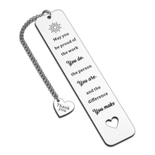 Load image into Gallery viewer, Inspirational Christian Gifts for Women Bible Verse with Chain Bookmark for Girls Daughter Book Lovers Birthday Christmas Stocking Stuffer for Female Friend Sister Baptism Religious Church Bulk Gifts