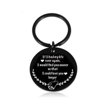 Load image into Gallery viewer, Romantic Anniversary Keychain Gifts for Her Birthday Gifts for Girlfriend Wife from Husband Boyfriend, I Would Find You Sooner Love You Longer Valentines Wedding I Love You Gifts for Him Her Jewelry