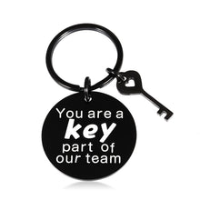 Load image into Gallery viewer, Gifts for Coworkers Employee Appreciation Christmas Keychain Office Gifts for Colleague Team Player Leaving Going Away Thank you Farewell Goodbye Retirement Gifts for Coworker Friends Holiday Boss Day
