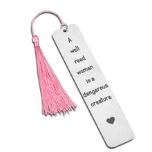 Load image into Gallery viewer, Bookmarks for Best Friend Book Lovers Women Birthday Valentine's Day Gifts for Daughter Sister Teen Girls Her Mom Female Inspirational Bookmarks with Quotes Tassels for Reading Lovers Bookworm