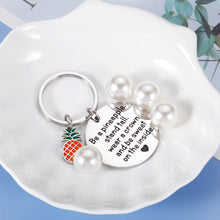 Load image into Gallery viewer, Inspirational Birthday Gifts Pineapple Keychain Gifts for Teen Girls Women Valentine Day Gifts for Her Best Friends BFF Christmas Motivational Gifts for Daughter Sister Come of Age Friendship Present