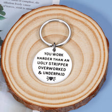 Load image into Gallery viewer, Funny Coworker Gift Keychain for Women Men Office Going Away Leaving Farewell Good Bye Gifts for Colleagues Boss Friends Retirement Promotion Thank You Appreciation Gifts for Him Her Labor Day