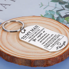 Load image into Gallery viewer, Birthday Keychain Gifts for Boyfriend Valentines Day Anniversary Romantic Gifts for Him Husband from Girlfriend Wife Couples Fiance Groom Wedding Engagement Gifts Key Chain I Love You Present