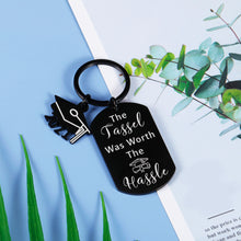 Load image into Gallery viewer, 2021 Graduation Gifts for Her Him Graduation Keychain for Women Girl Best Friend Nurse College High School Grads The Tassel Was Worth The Hassle Inspirational Gifts Key Ring to Son Daughter