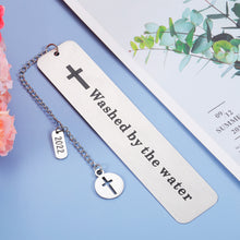 Load image into Gallery viewer, Baptism Gifts for Girl Boys Bookmark Gift for First Communion Christening Gifts for Goddaughter Godson Godchild Baby Girl Adult Baptism Gifts for Women Men Friends Catholic Gifts Religious Bookmarks
